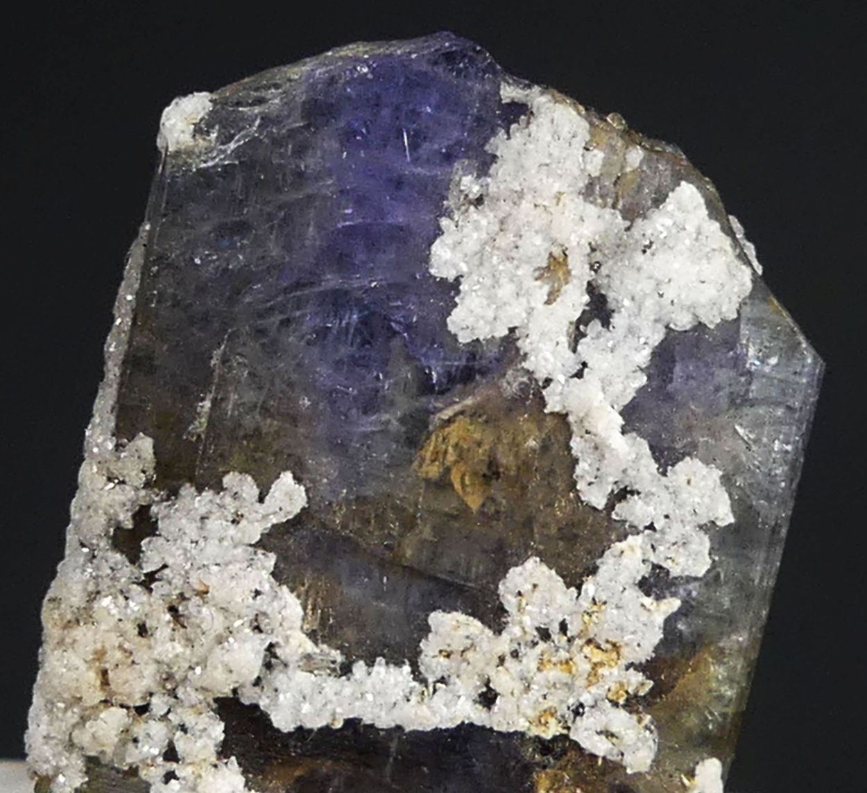 Tanzanite With Calcite