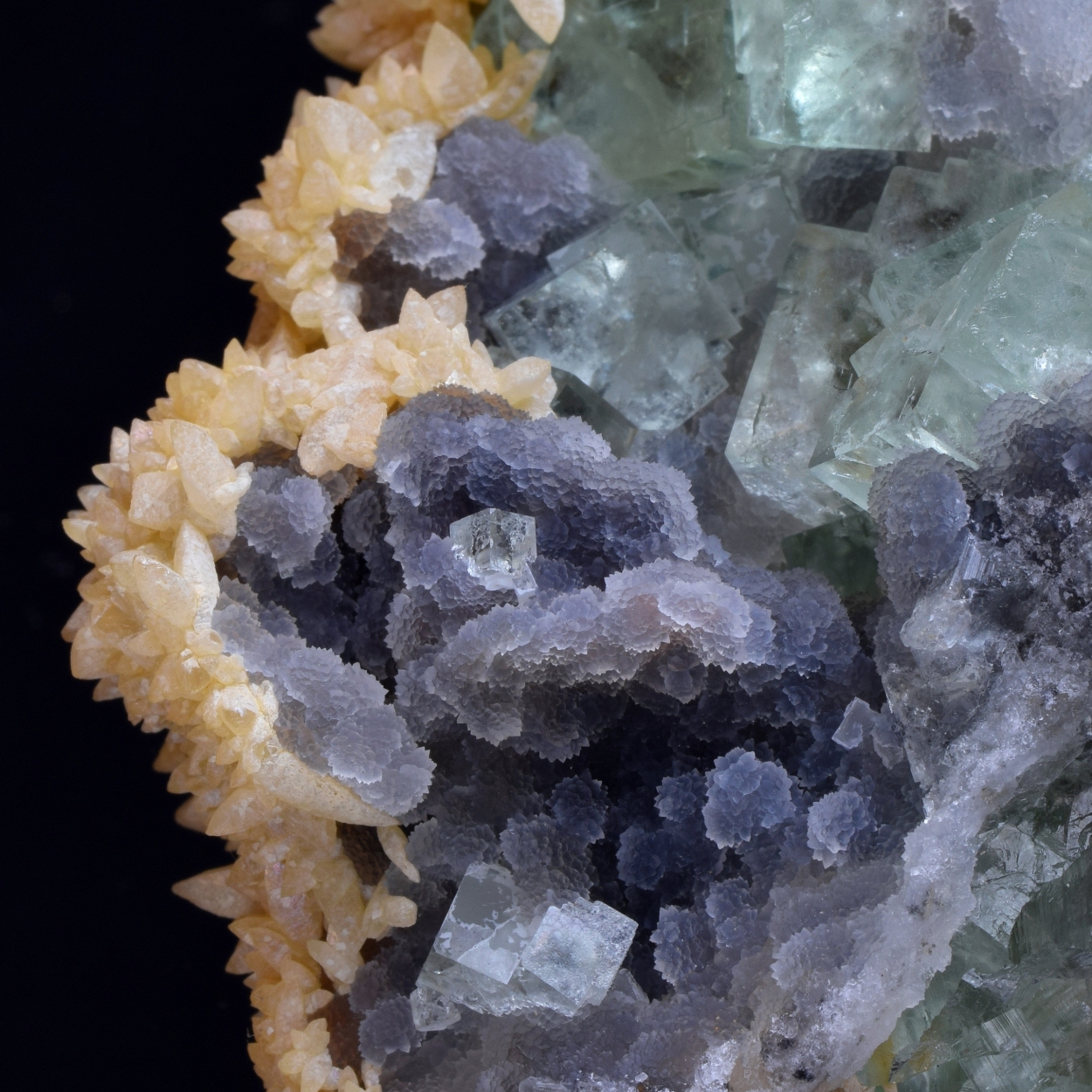 Fluorite Calcite & Chalcedony