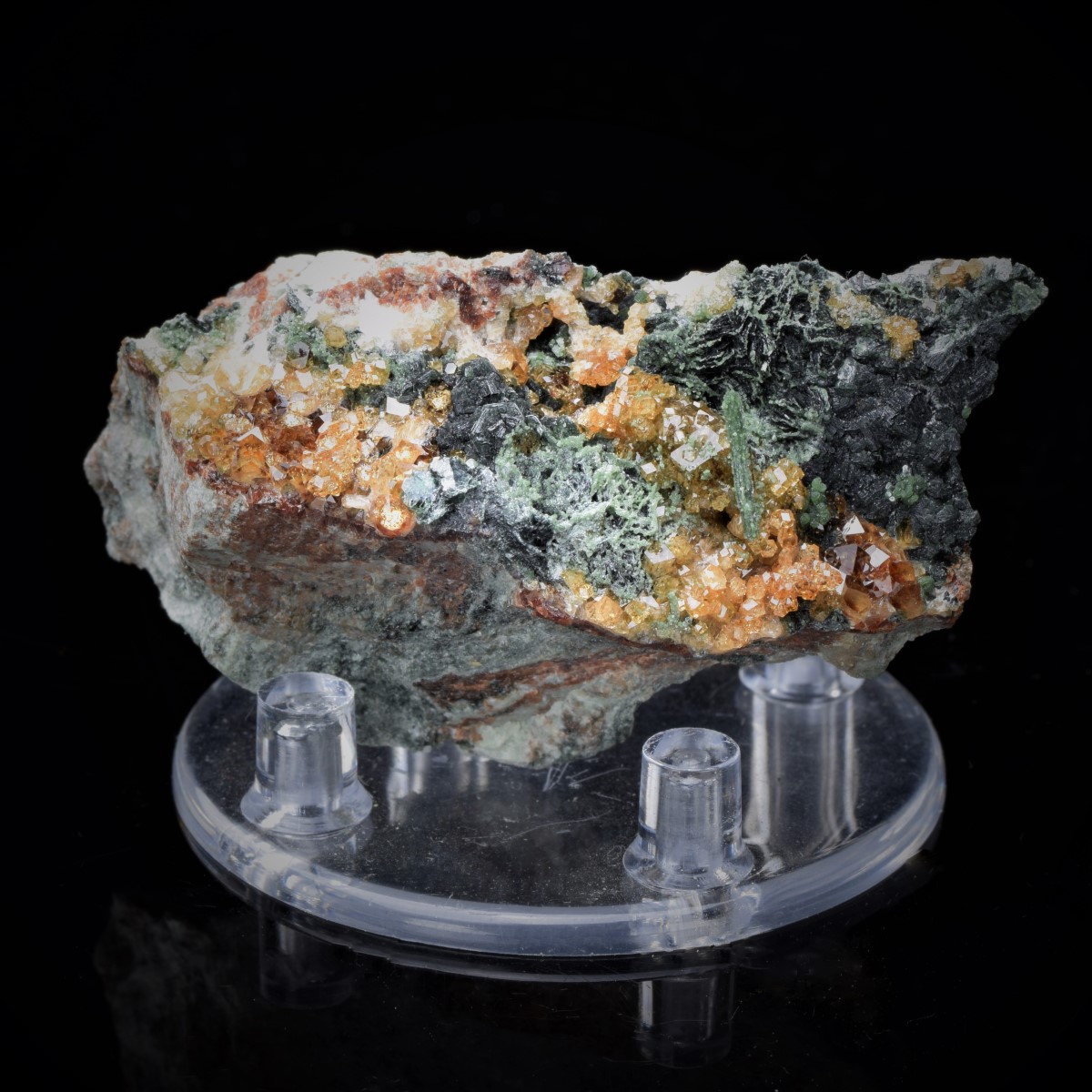 Hessonite & Clinochlore