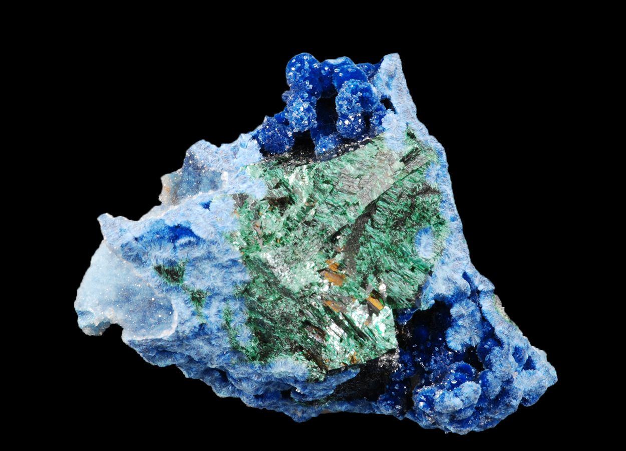 Shattuckite & Malachite