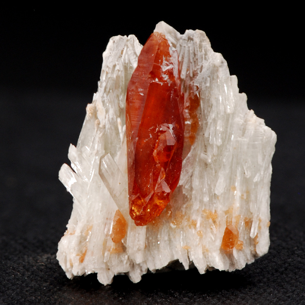 Hessonite On Diopside