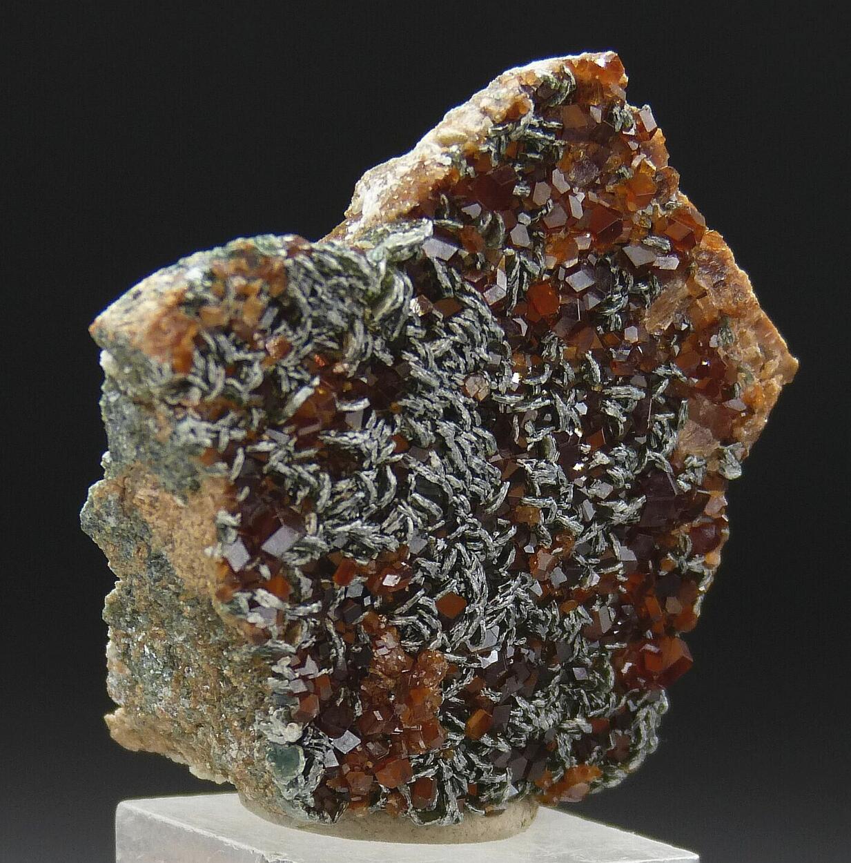 Hessonite & Clinochlore