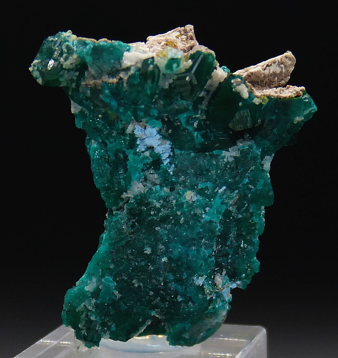 Dioptase Dolomite & Calcite