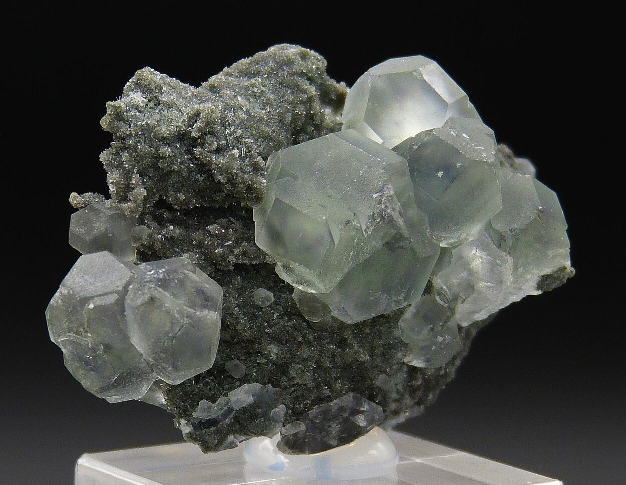Fluorite Calcite & Celadonite