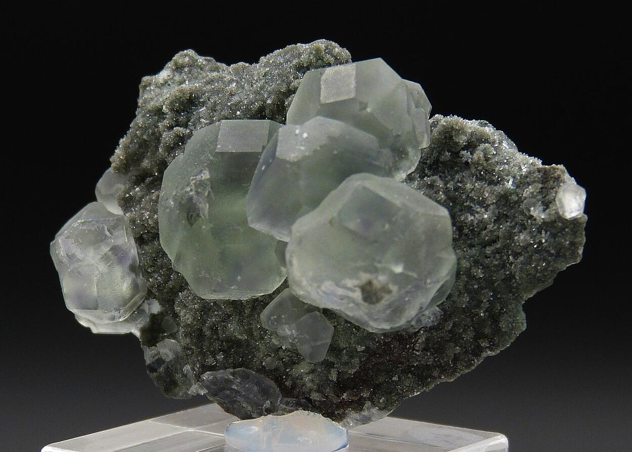 Fluorite Calcite & Celadonite