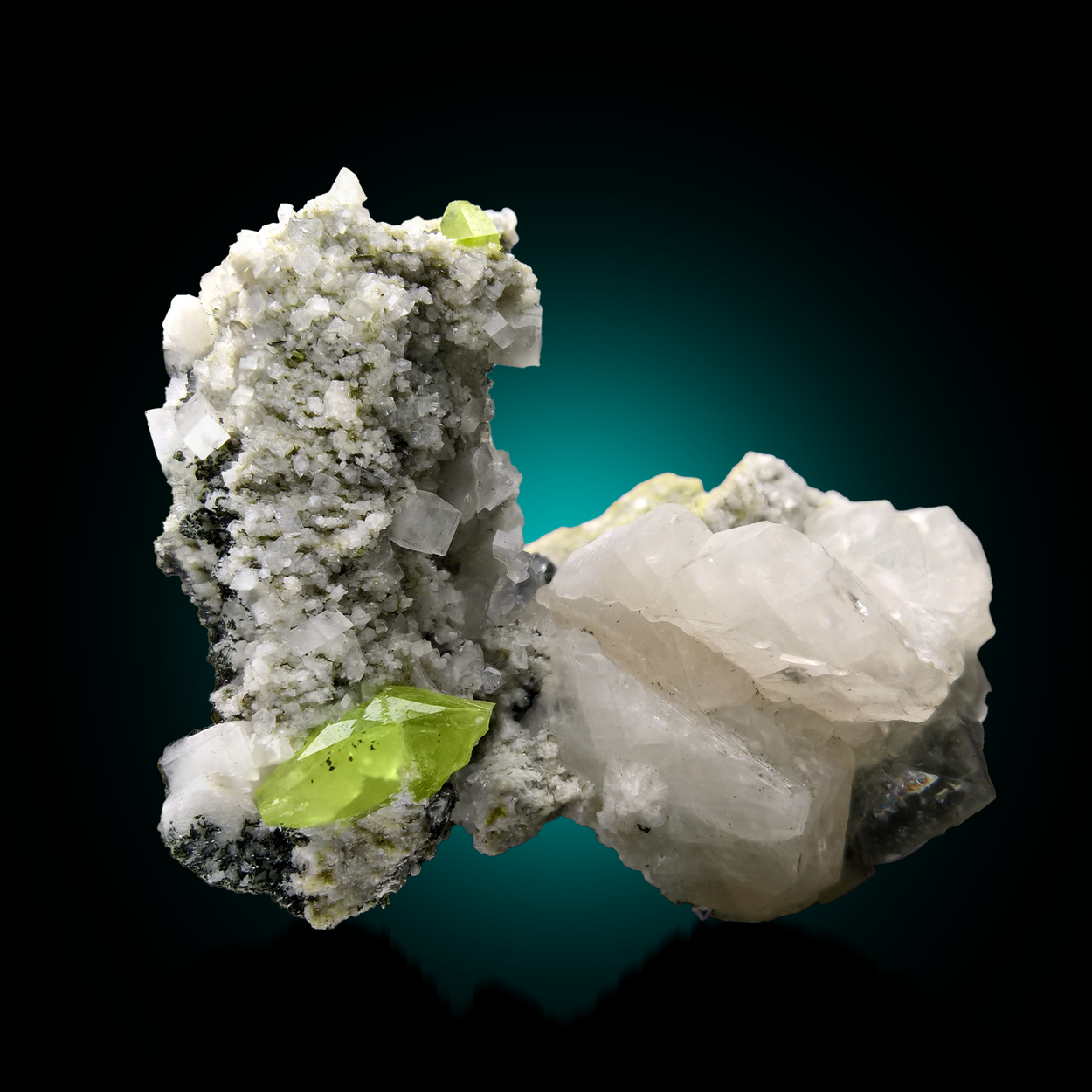 Titanite With Calcite