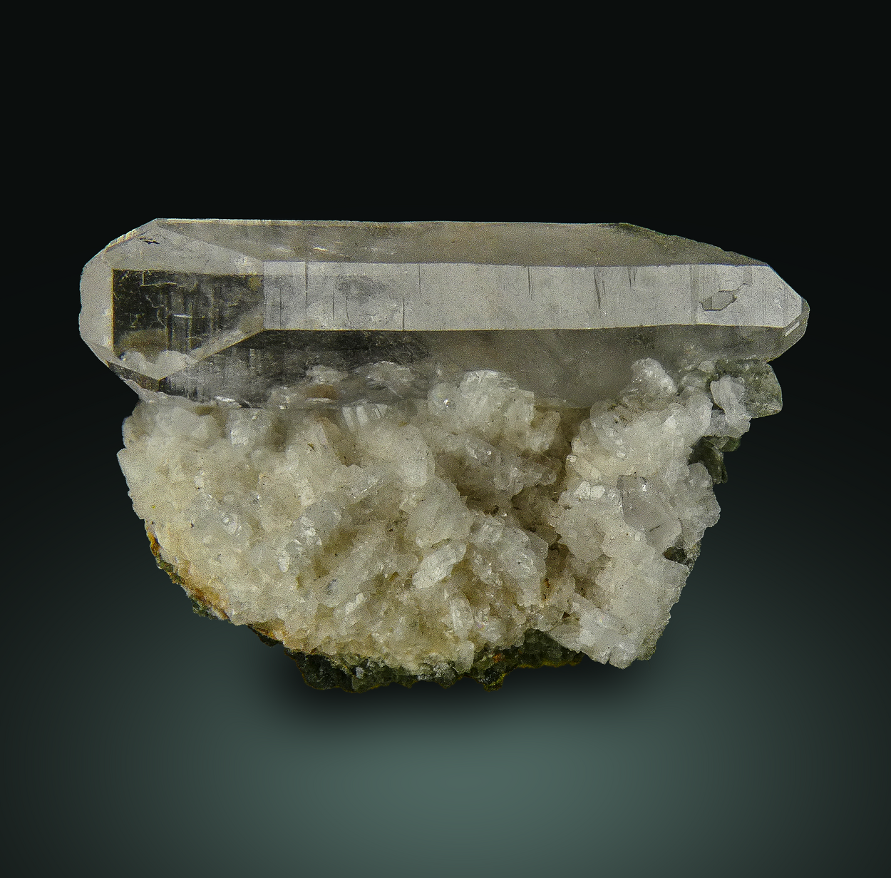 Quartz On Albite