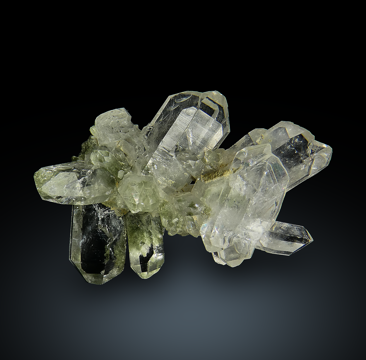 Quartz With Chlorite Inclusions