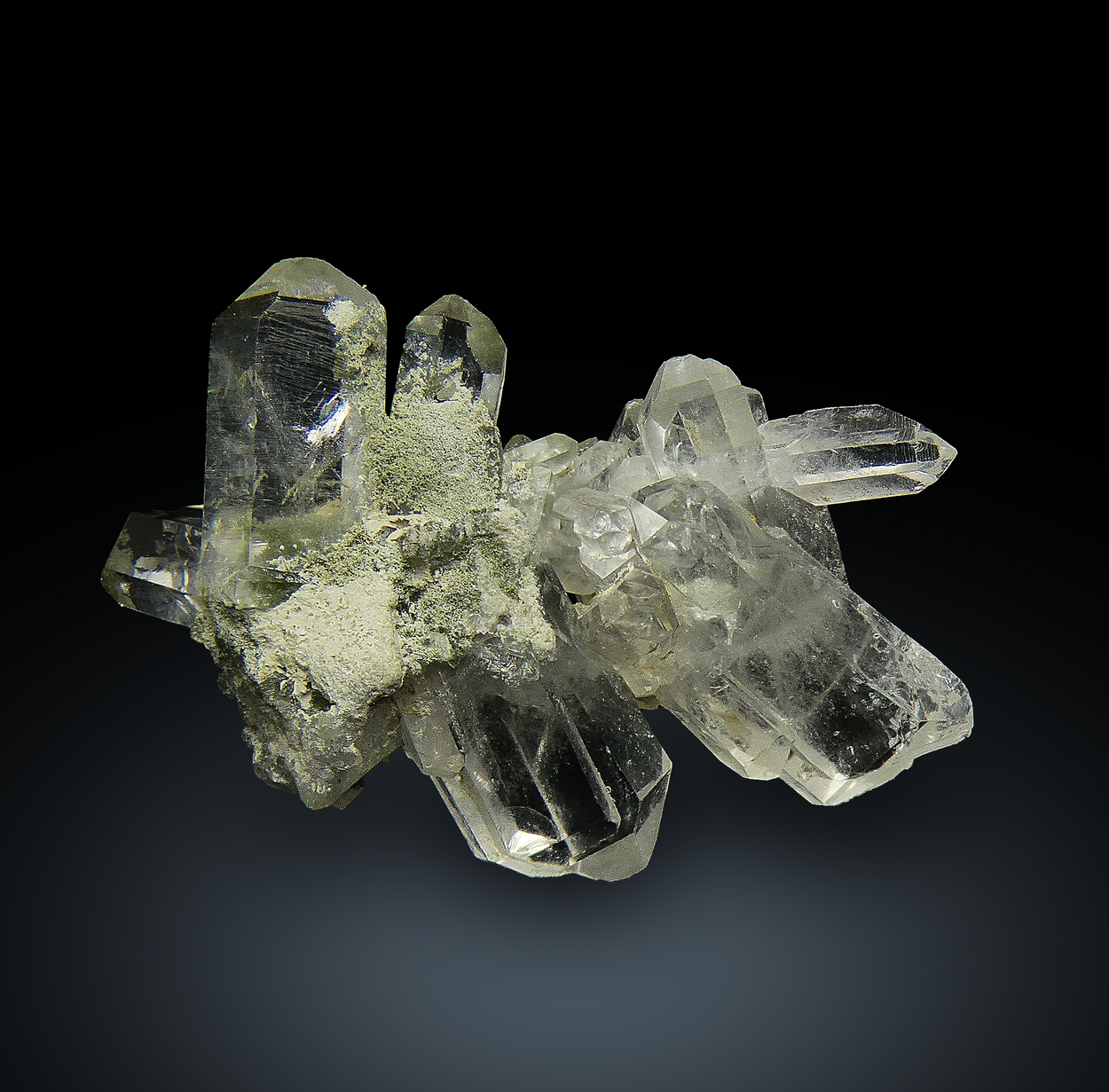 Quartz With Chlorite Inclusions