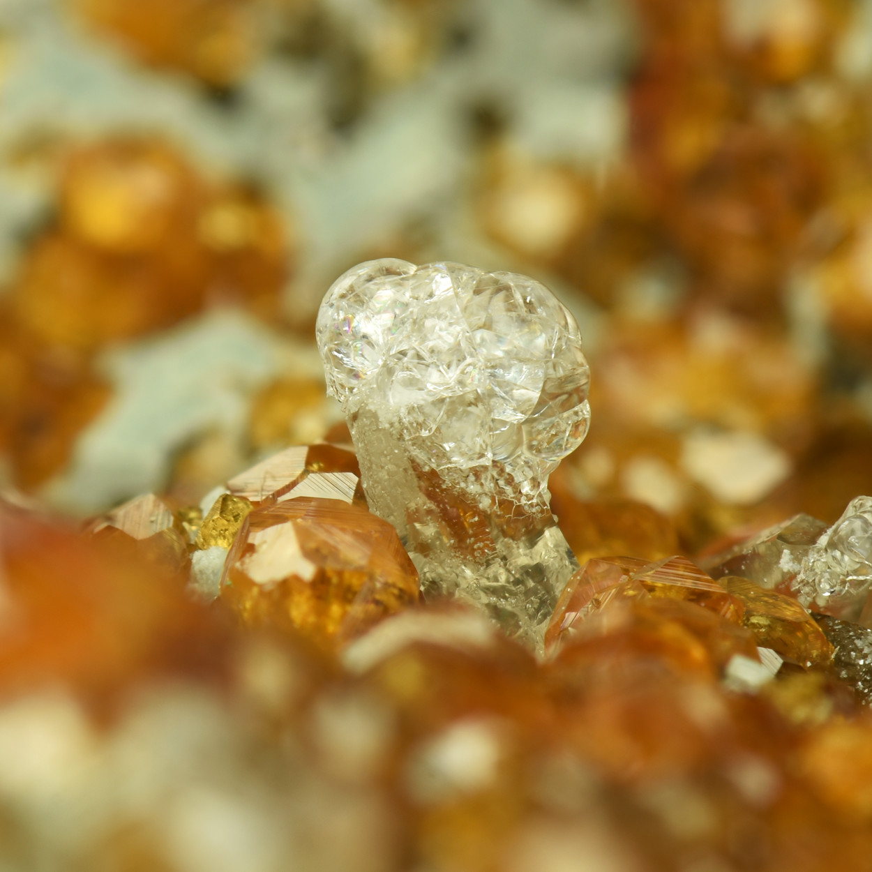 Spessartine Opal-AN Microcline