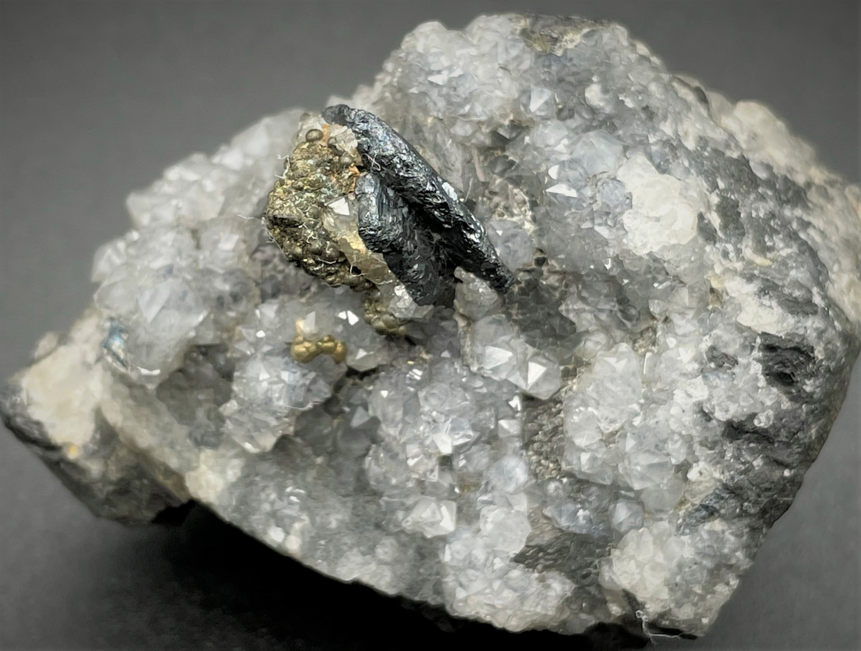 Bournonite With Quartz Pyrite & Galena