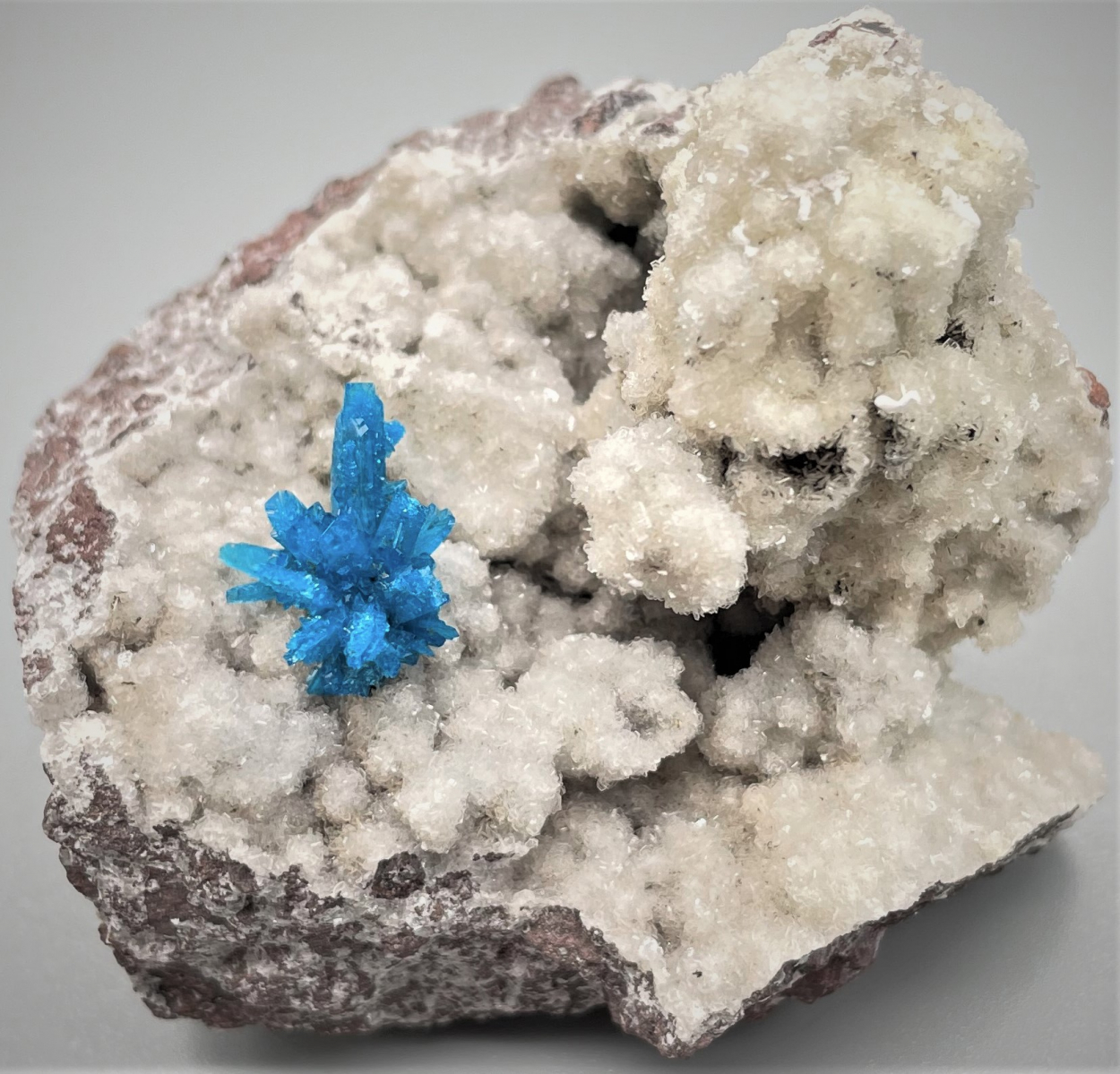 Pentagonite On Heulandite