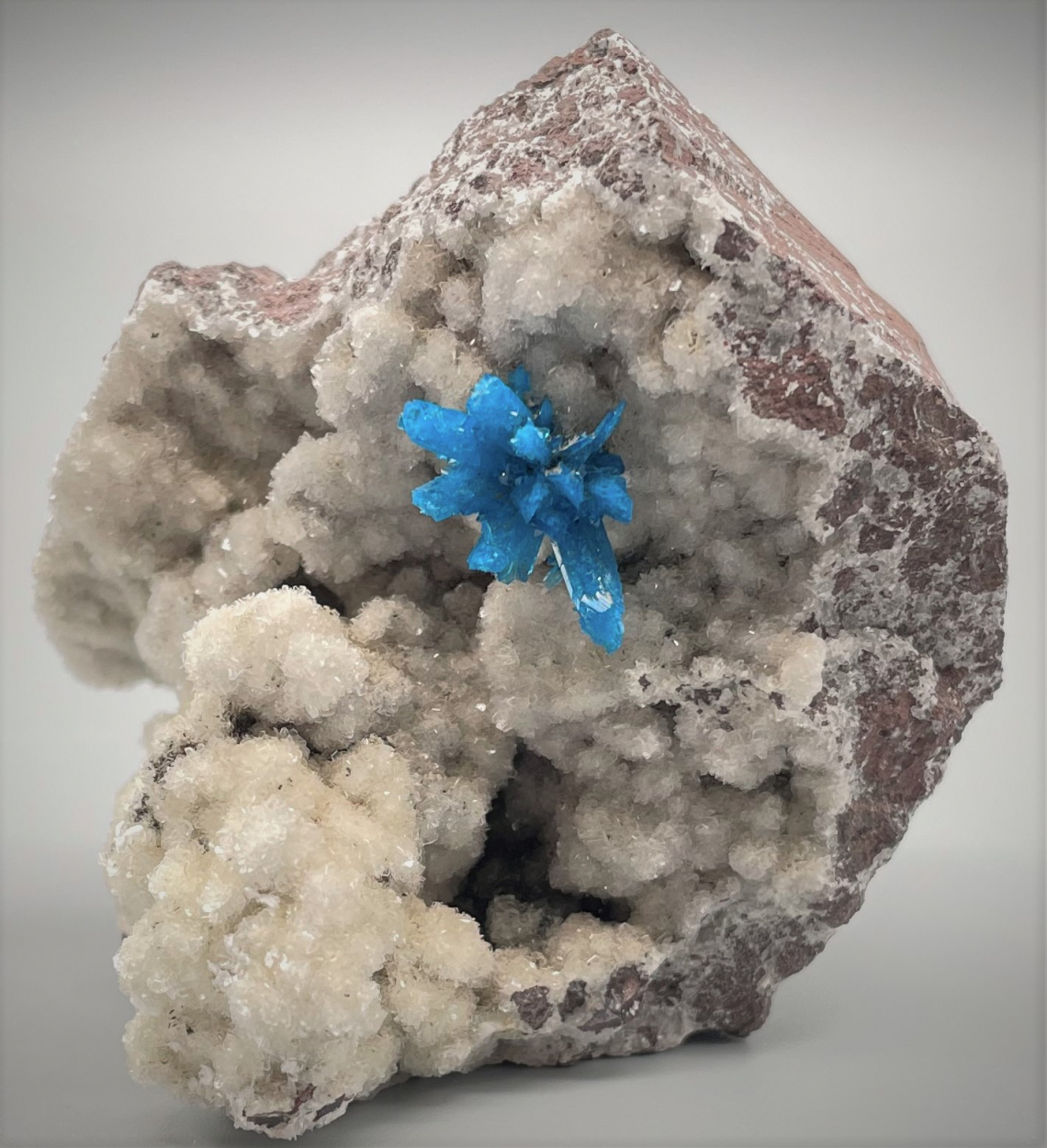 Pentagonite On Heulandite