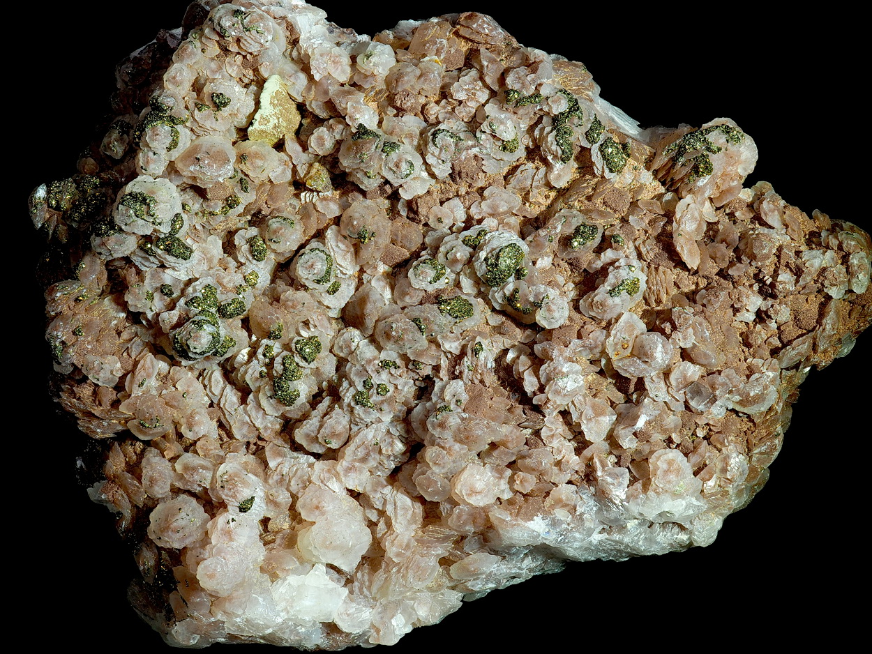 Manganoan Calcite Pyrite