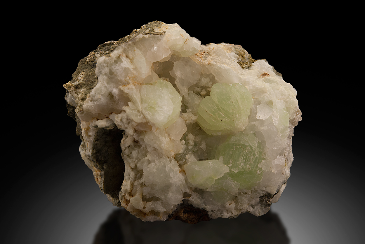 Prehnite On Calcite