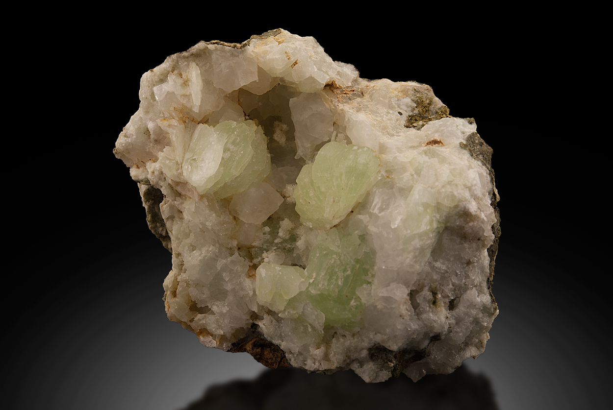 Prehnite On Calcite