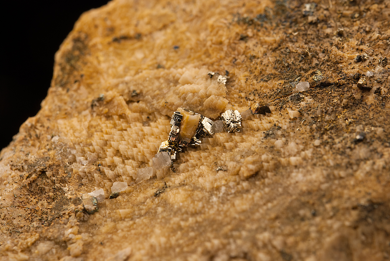 Pyrite On Dolomite