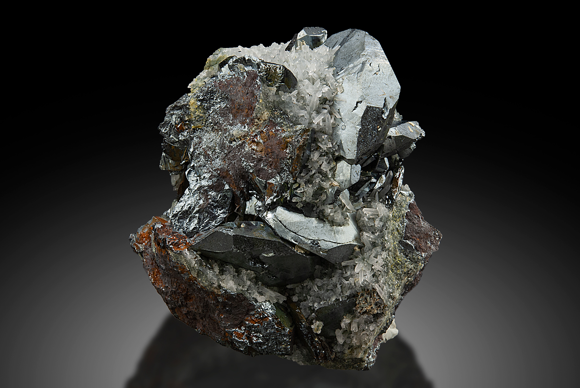 Hematite With Quartz