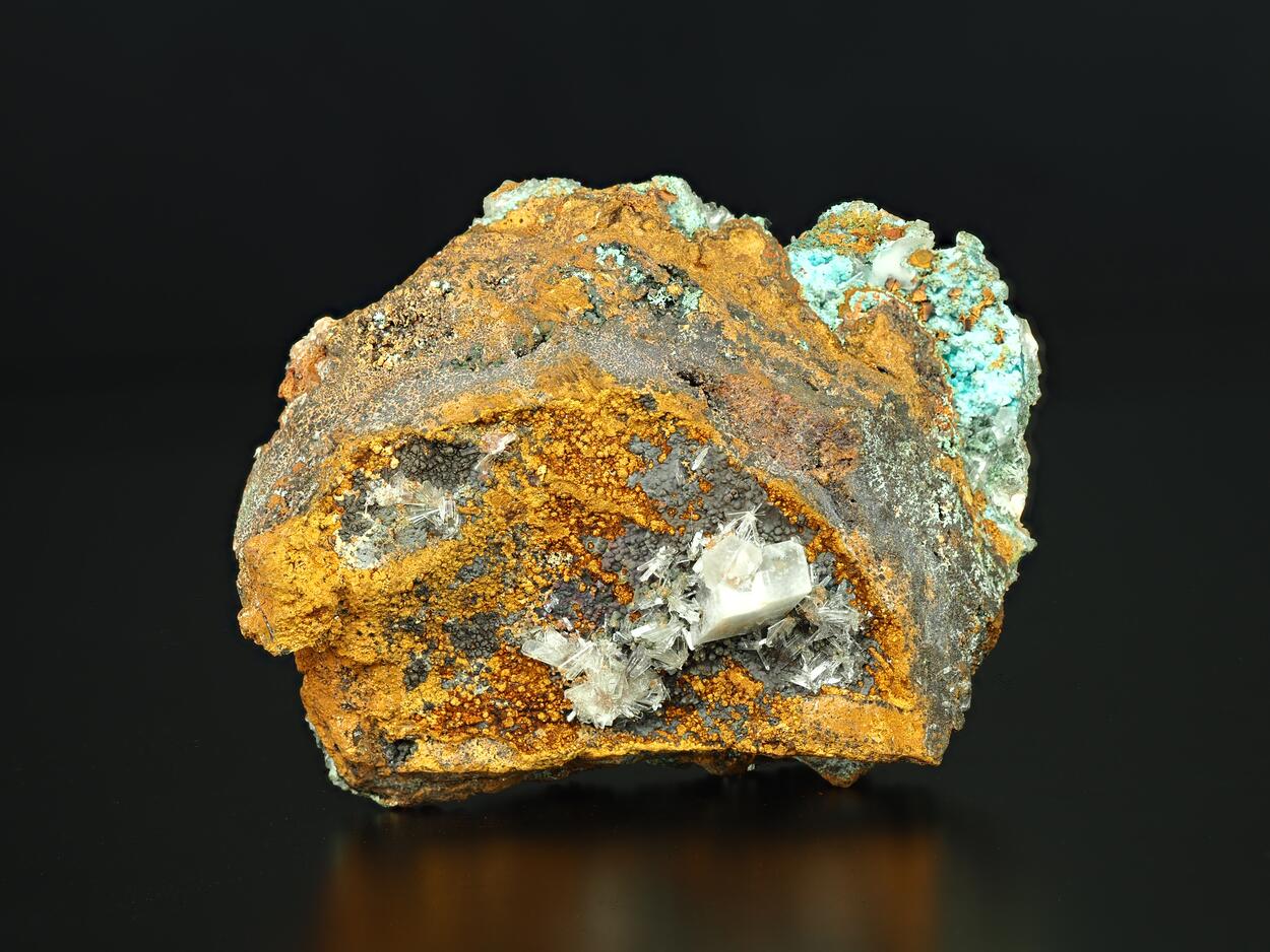 Hemimorphite Aurichalcite & Calcite