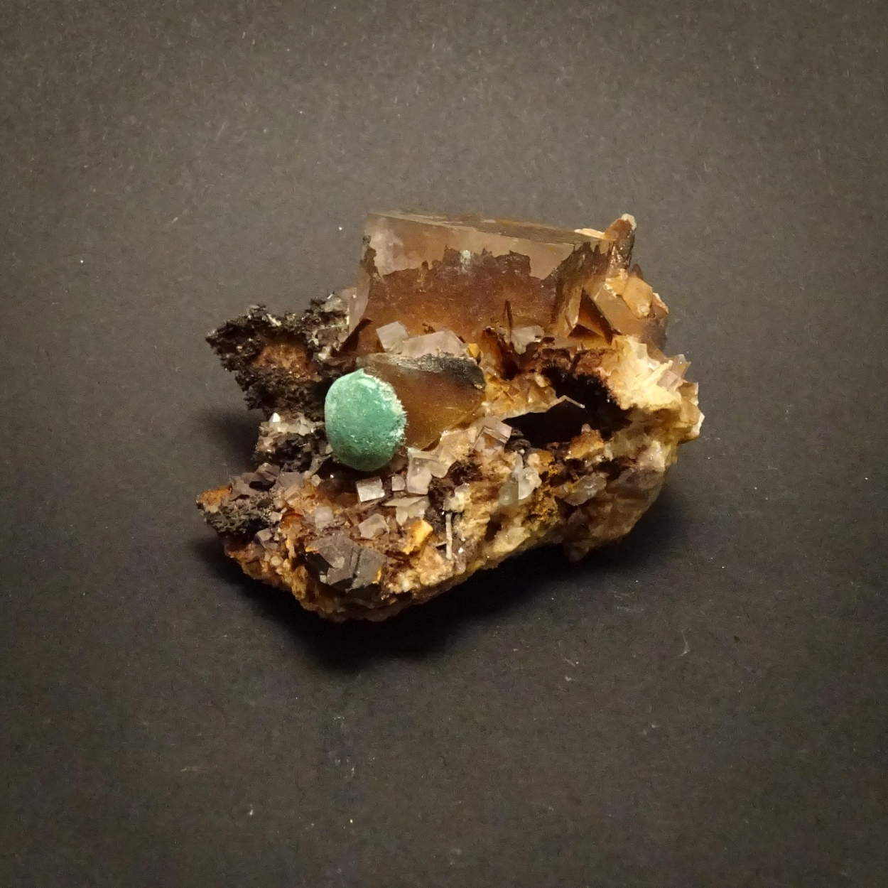 Malachite Fluorite & Baryte