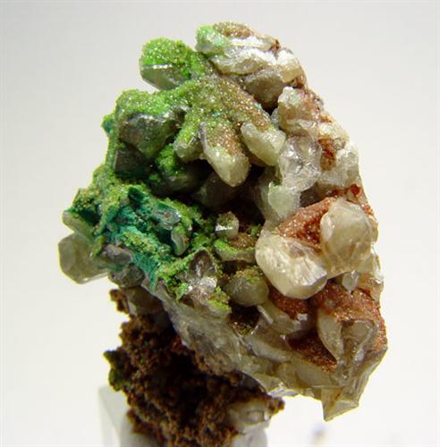 Duftite On Cerussite