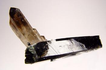 Smoky Quartz On Aegirine