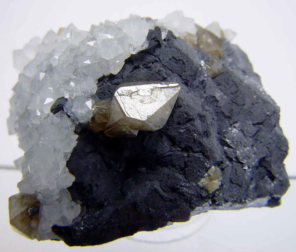 Cerussite On Galena