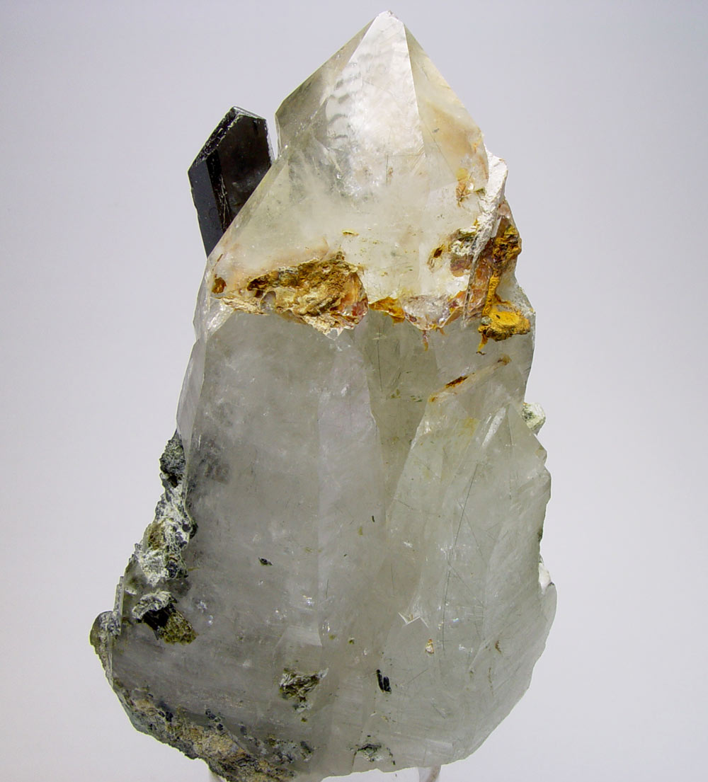 Epidote On Quartz