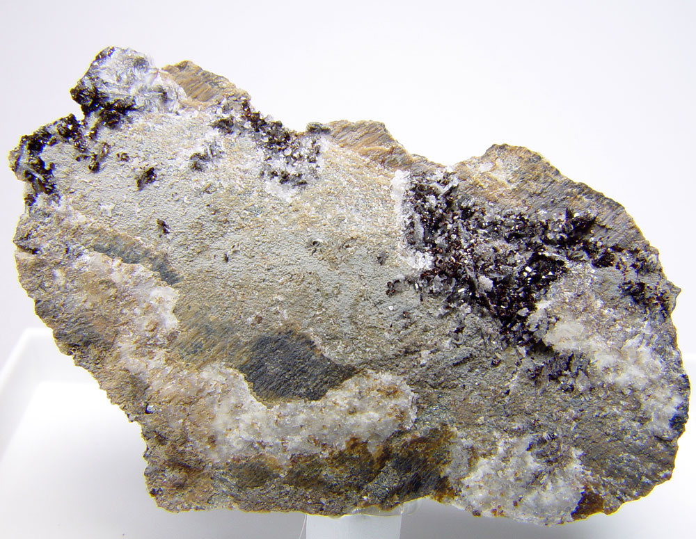 Hematolite & Synadelphite On Allactite