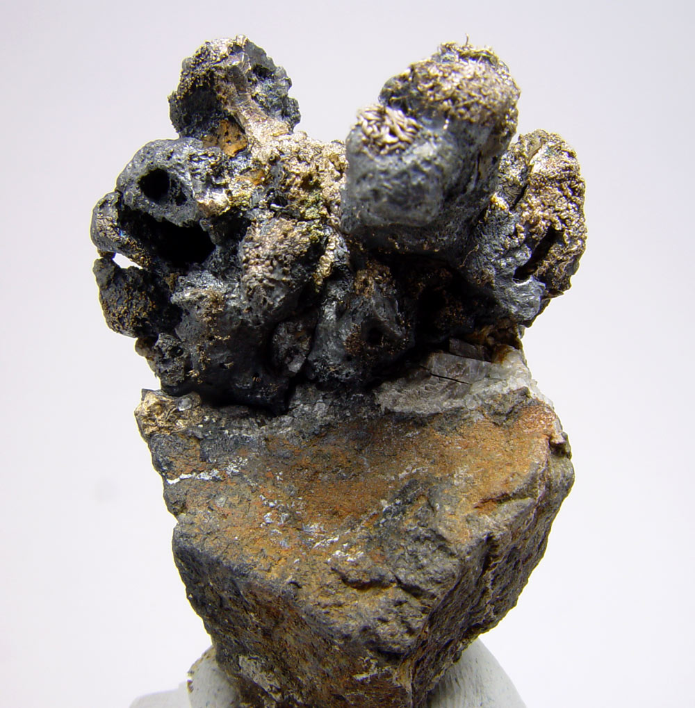 Native Silver On Acanthite