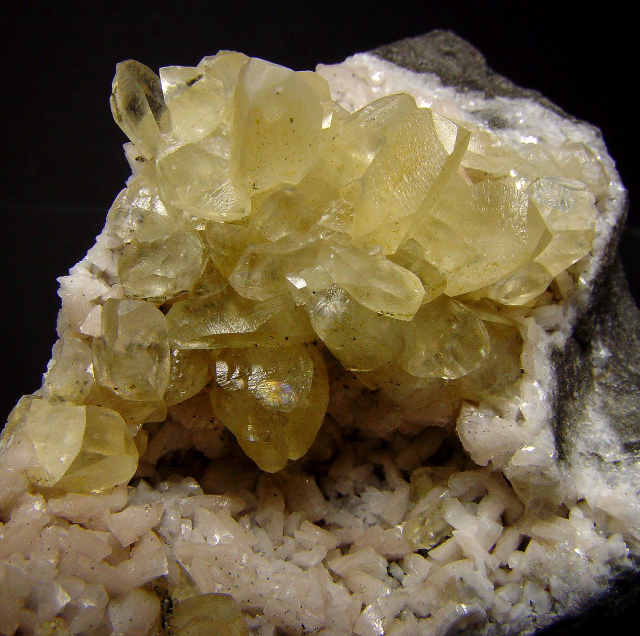 Calcite On Dolomite