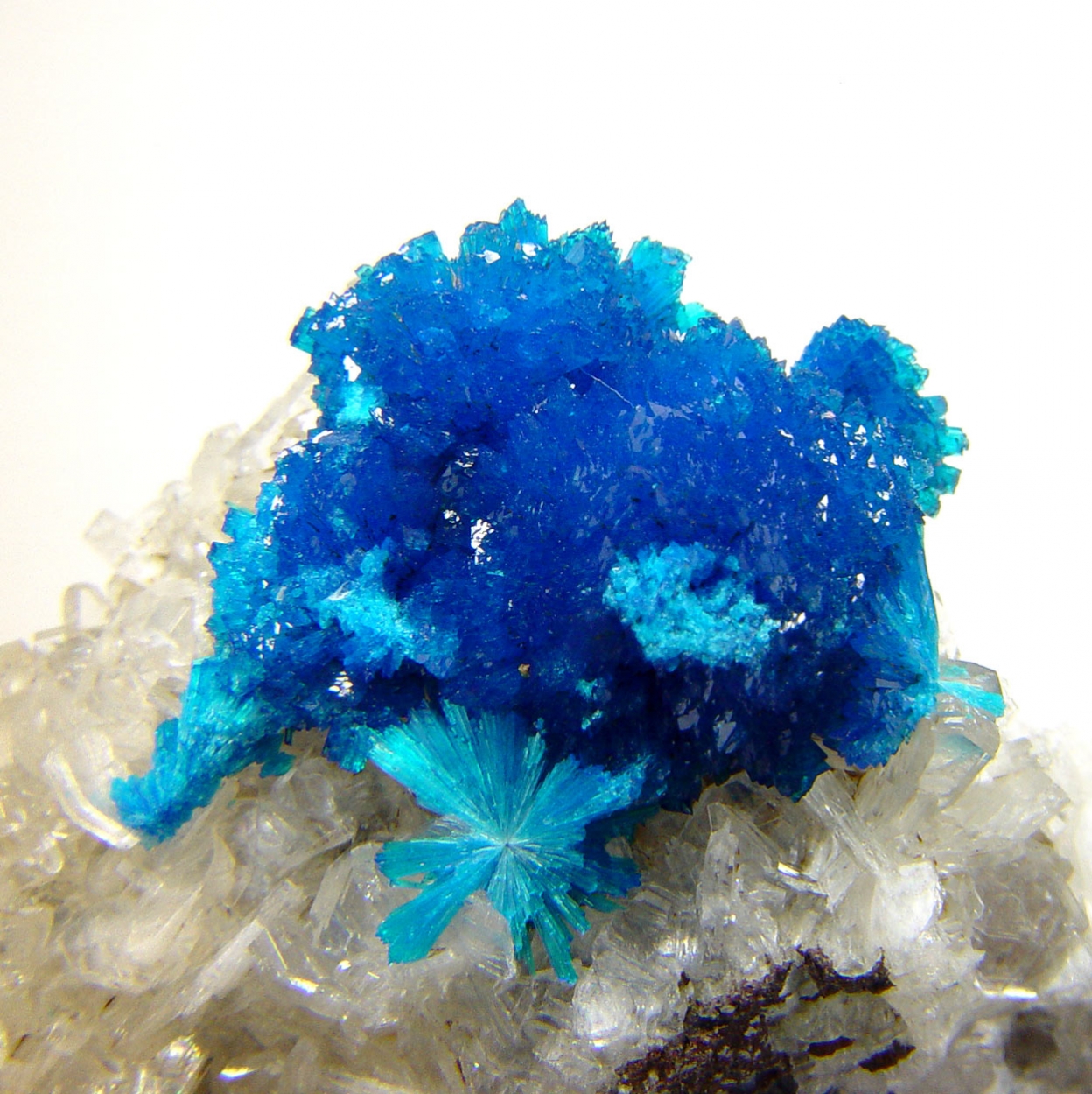 Cavansite On Heulandite