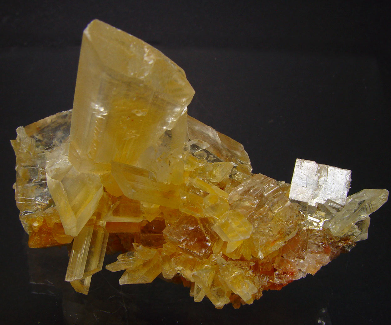 Gypsum On Halite