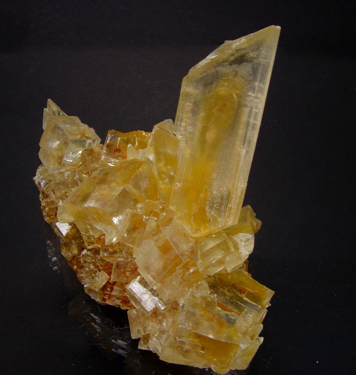 Gypsum On Halite