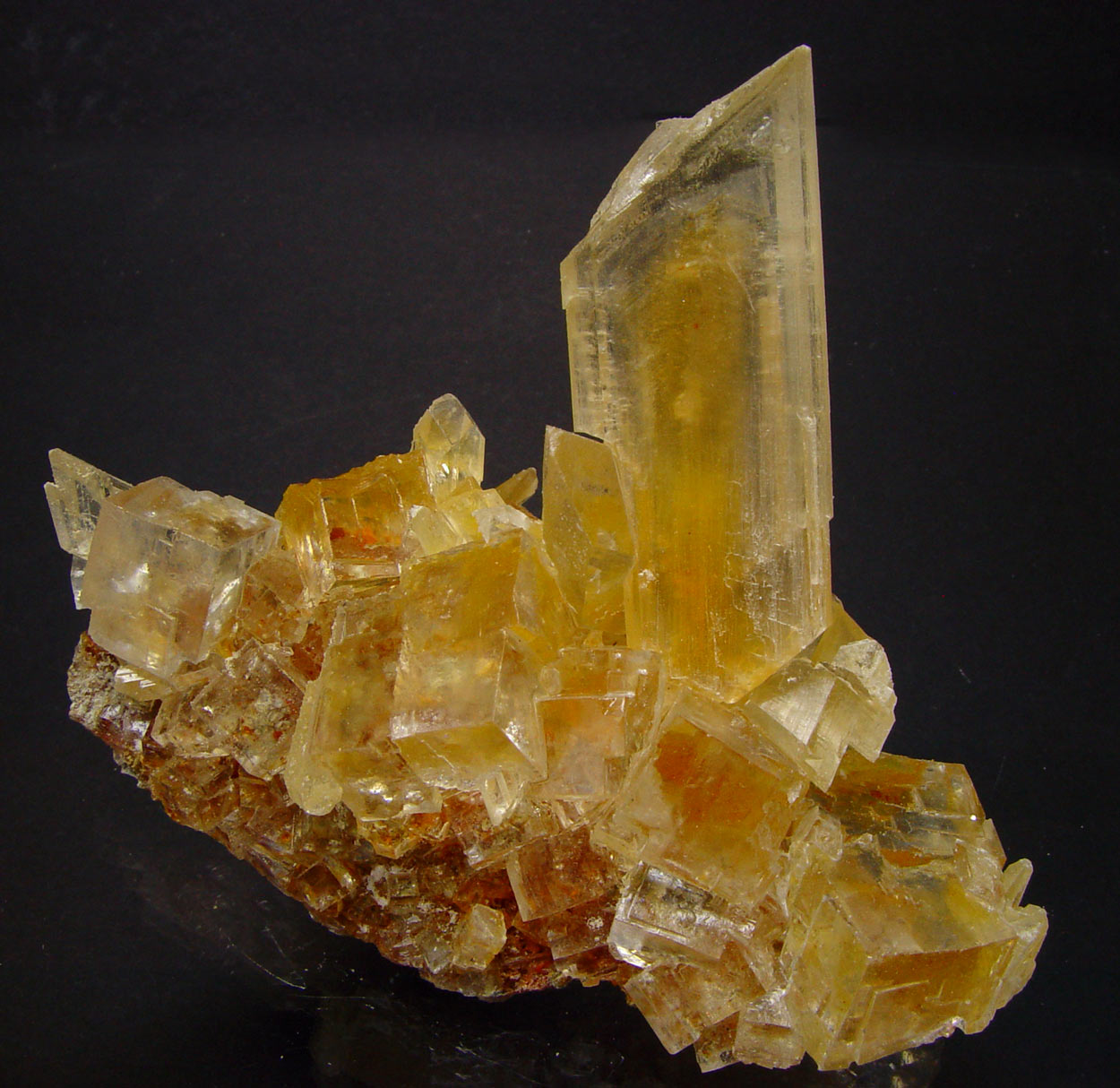 Gypsum On Halite