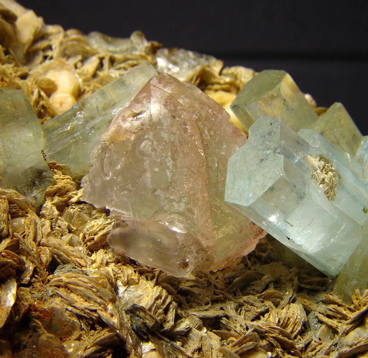 Fluorite & Aquamarine