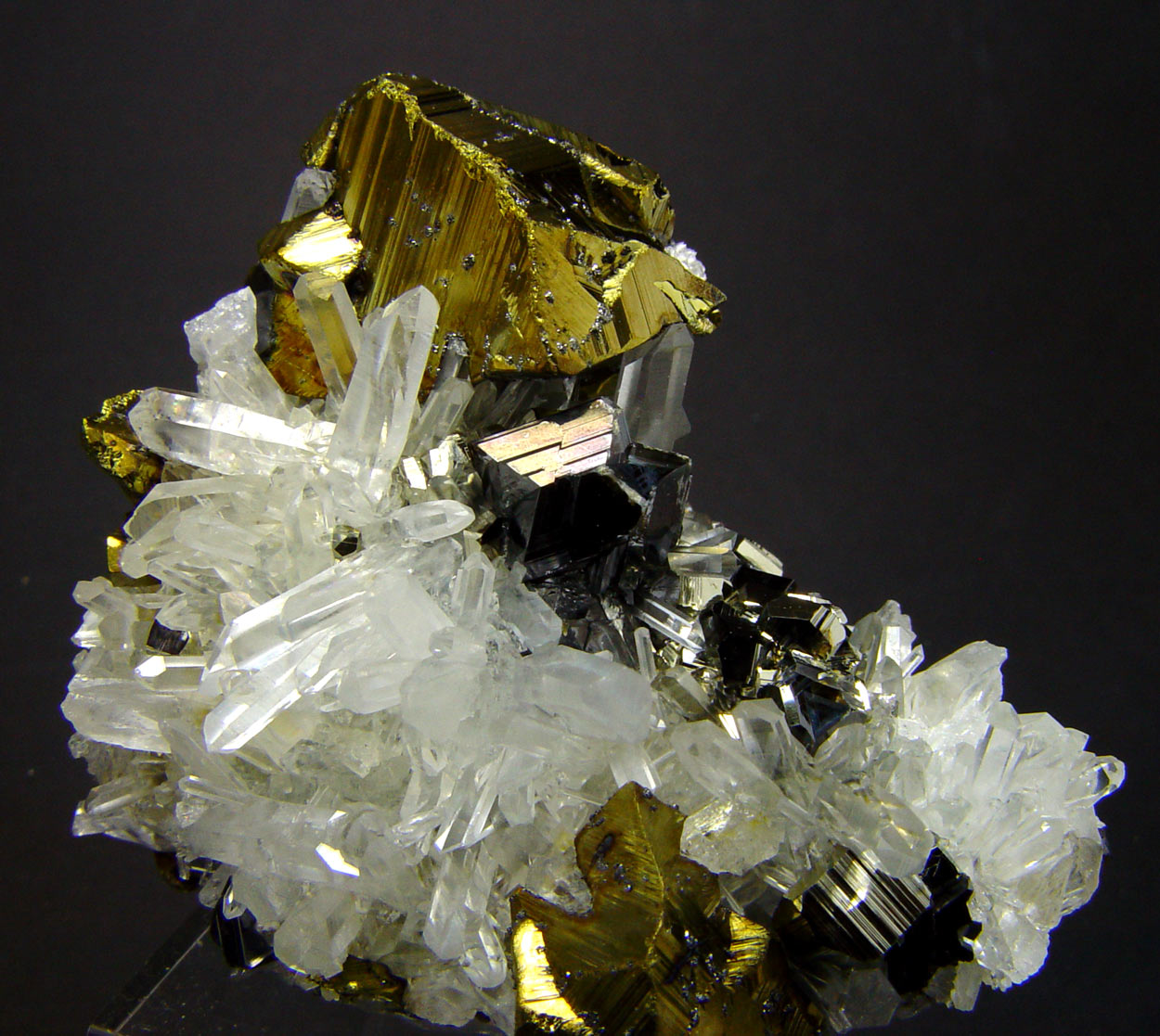 Chalcopyrite & Quartz