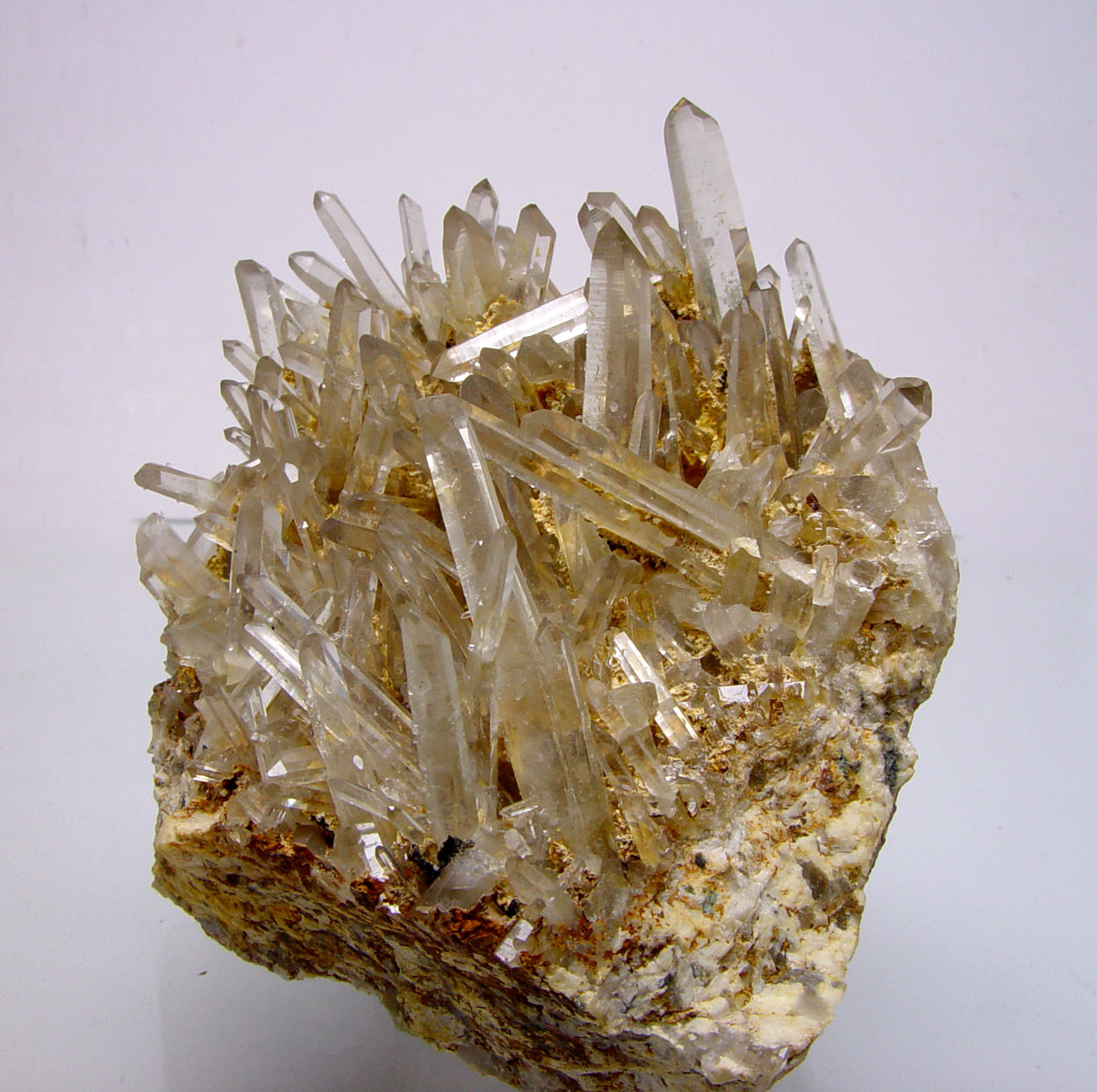 Phenakite On Quartz