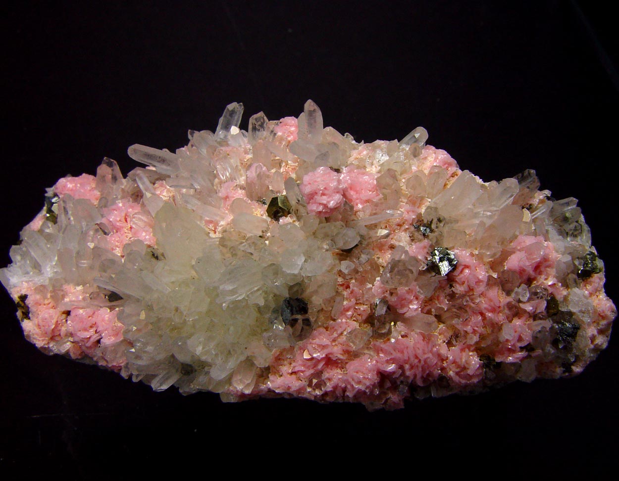 Rhodochrosite & Tetrahedrite