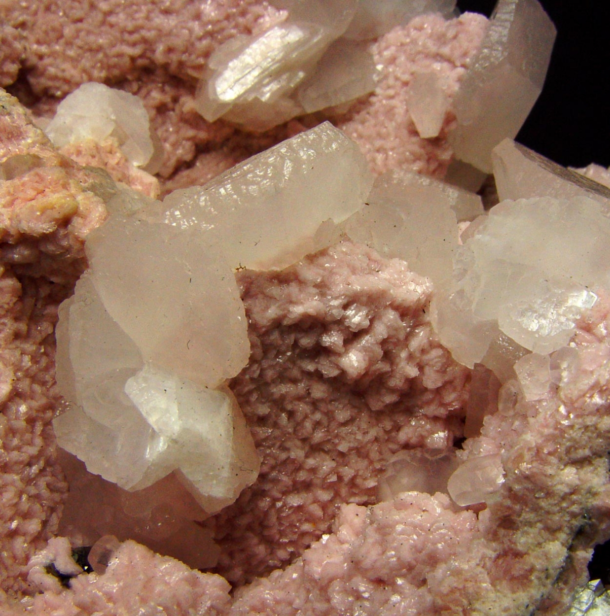 Rhodochrosite & Calcite