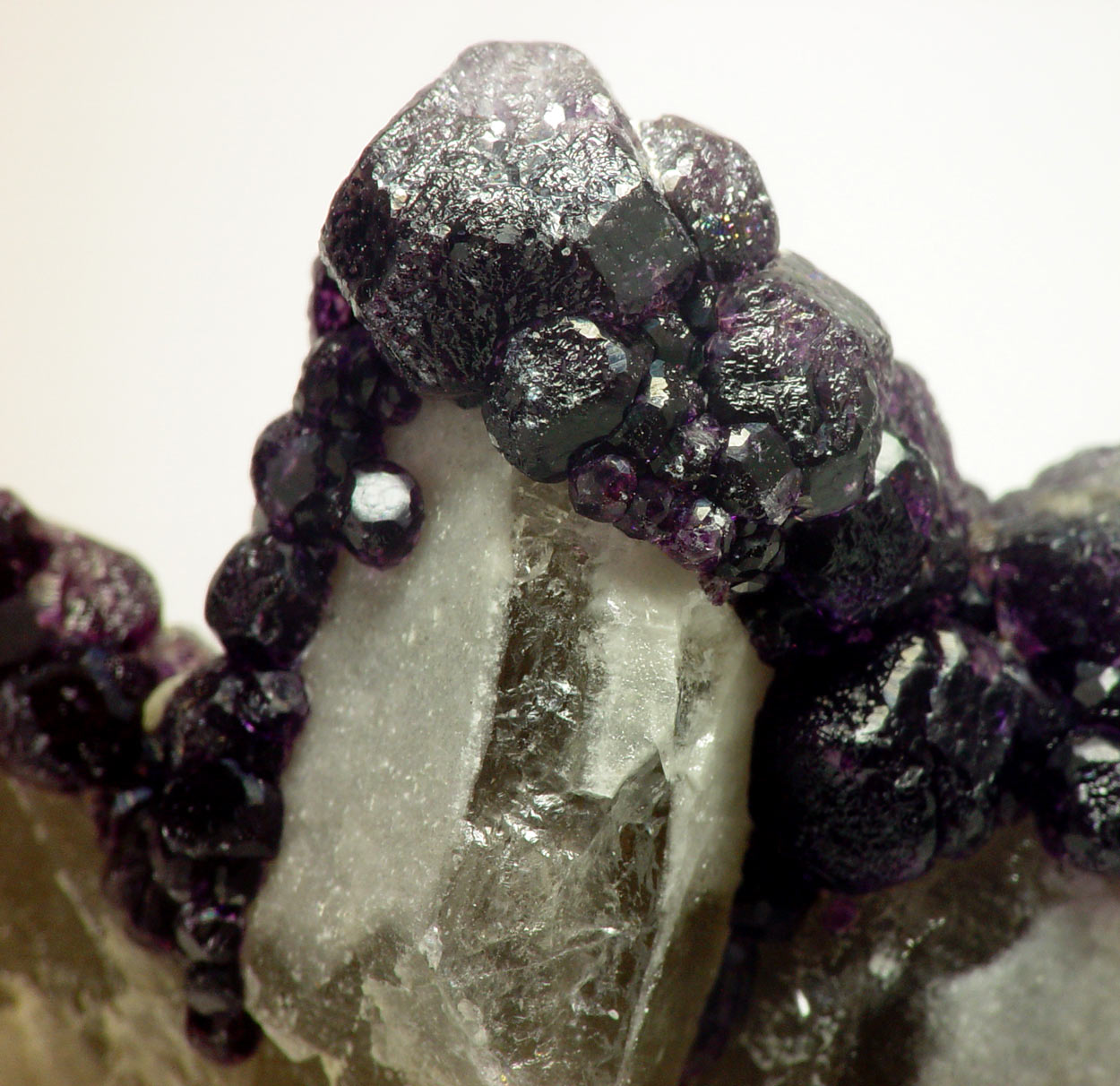 Fluorite On Quartz