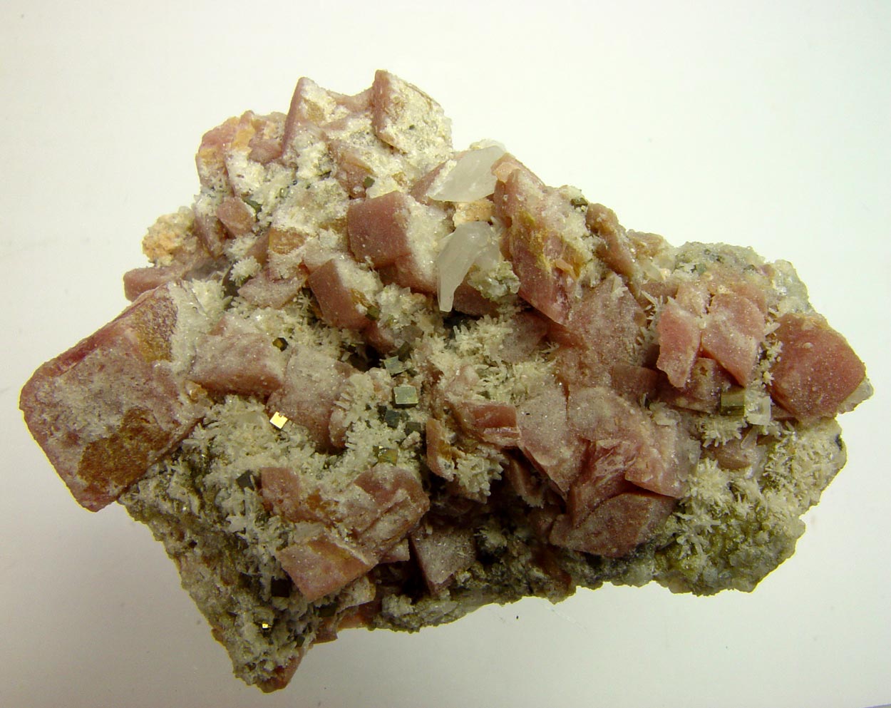 Rhodochrosite & Bertrandite