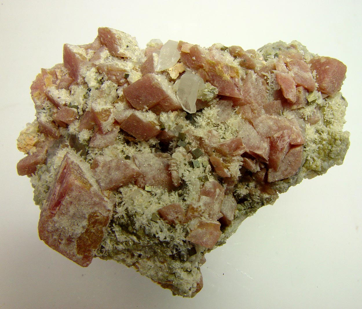 Rhodochrosite & Bertrandite