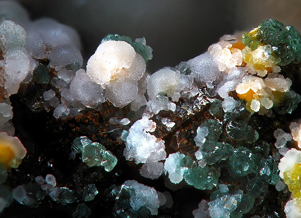 Chalcosiderite Cacoxenite & Strengite