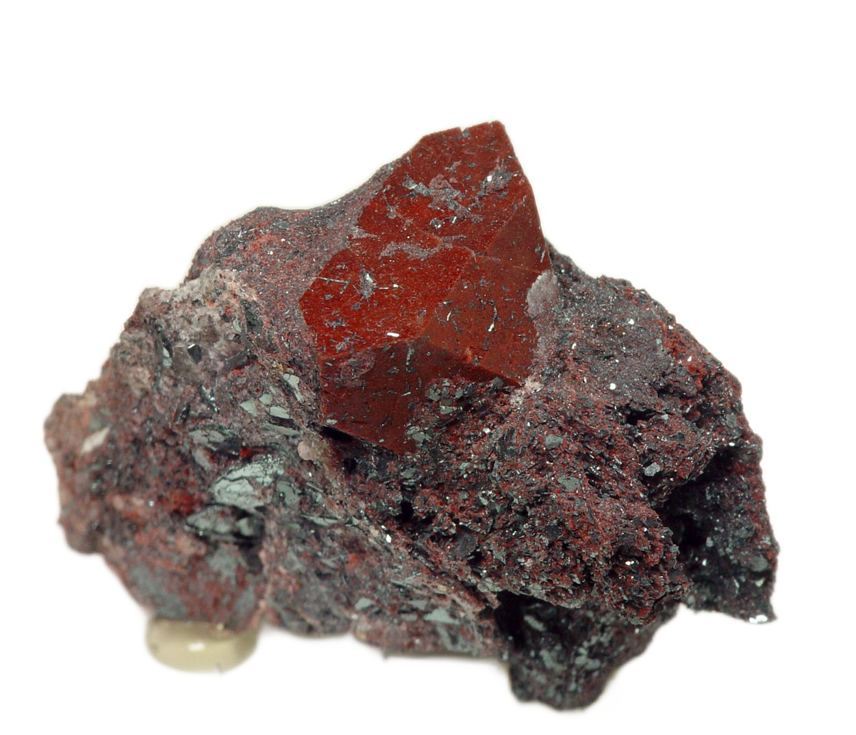 Zunyite & Hematite