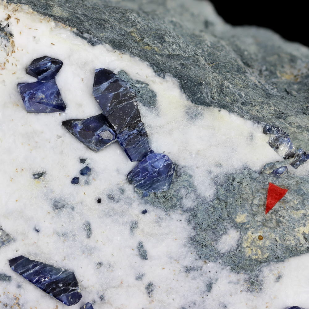 Benitoite With Joaquinite-(Ce)