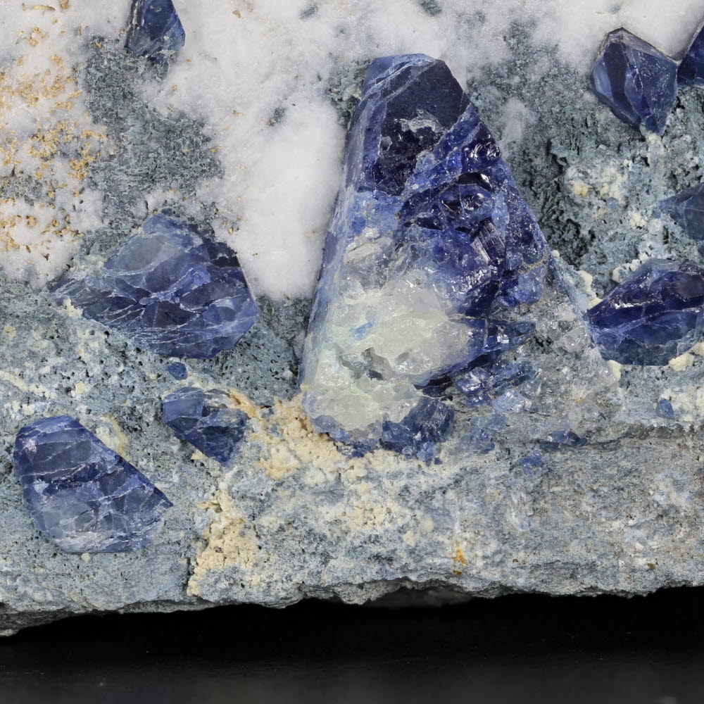 Benitoite With Joaquinite-(Ce)
