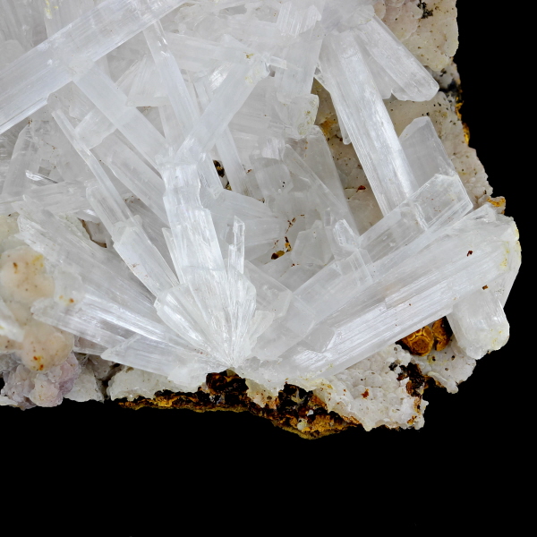 Gypsum Var Selenite With Smithsonite