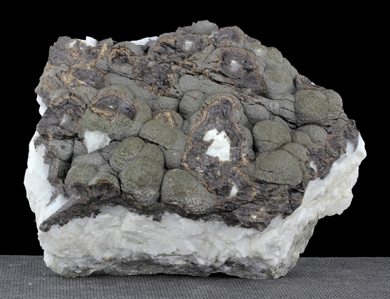 Schalenblende With Pyrite