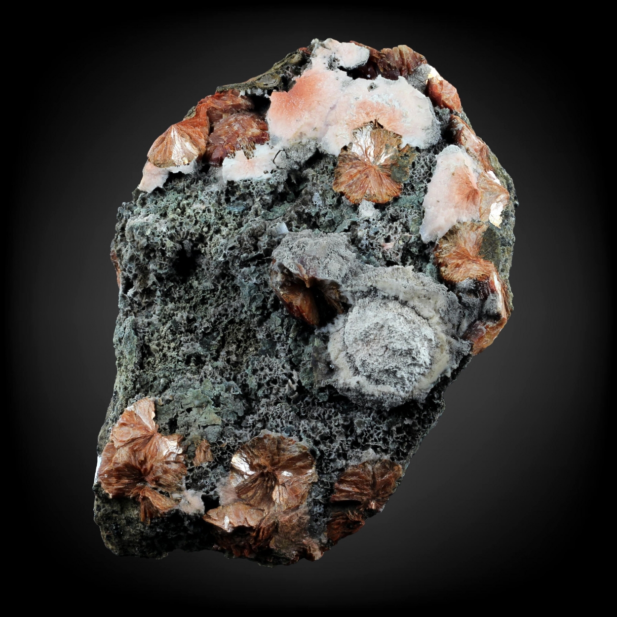 Heulandite With Celadonite